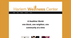 Desktop Screenshot of harlemwellness.org